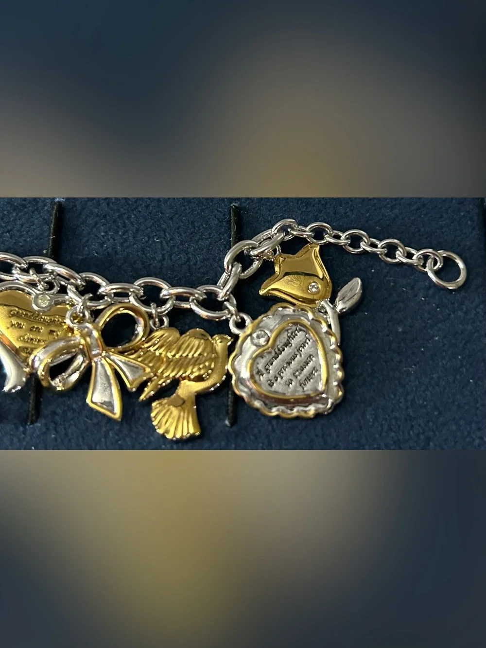 Bradford Exchange “Ultimate Granddaughter” Charm Bracelet